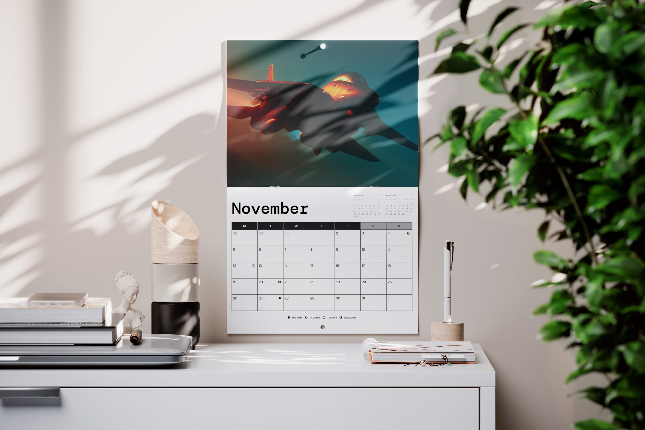 Drilled Hole Calendars