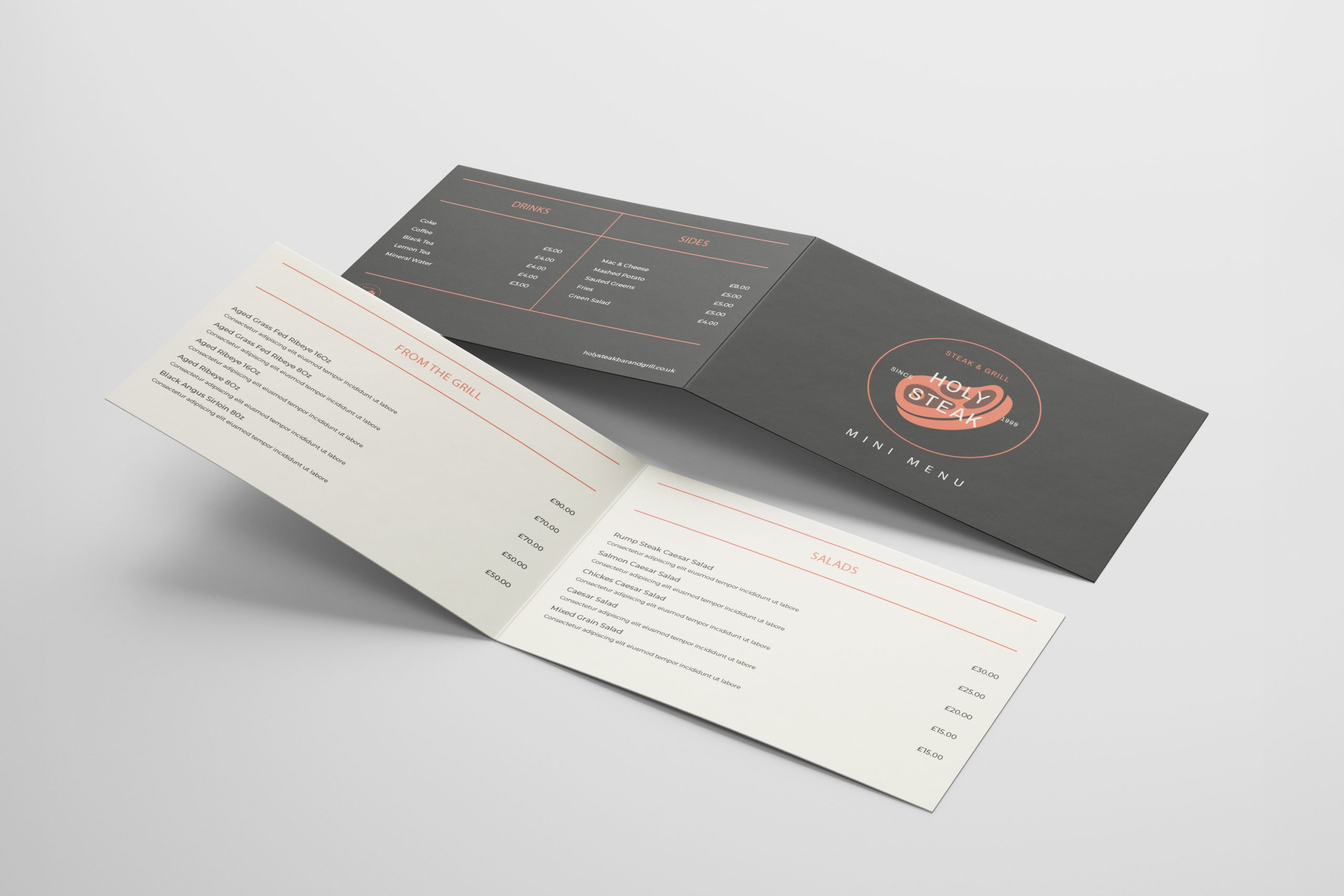 Folded Business Cards