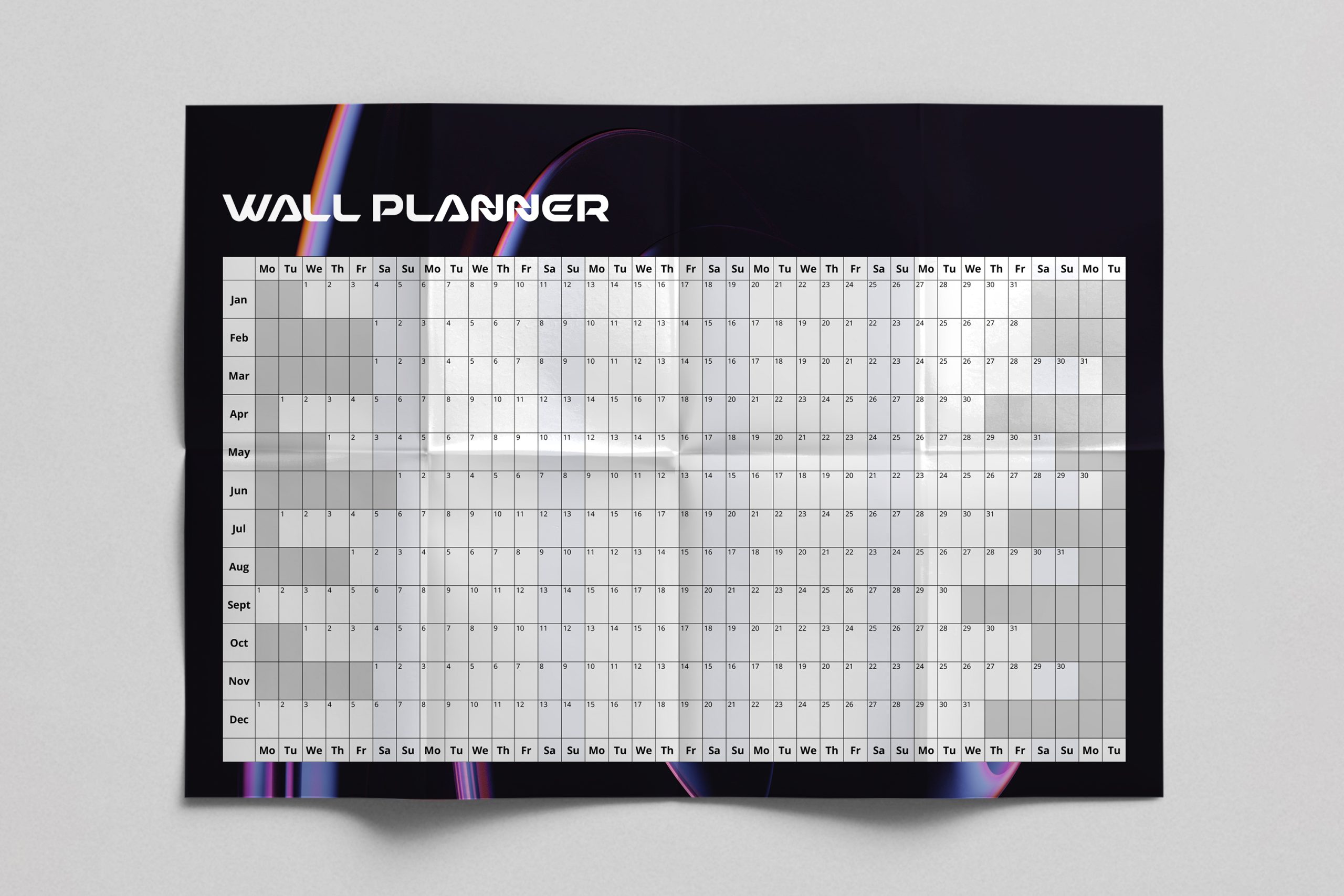 Folded Wall Planners